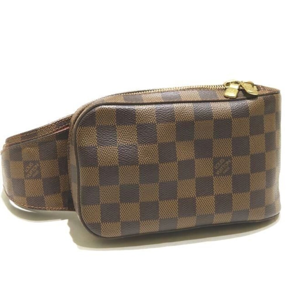Louis Vuitton Geronimos Body Belt Bum Crossbody bag Damier Ebene Brown